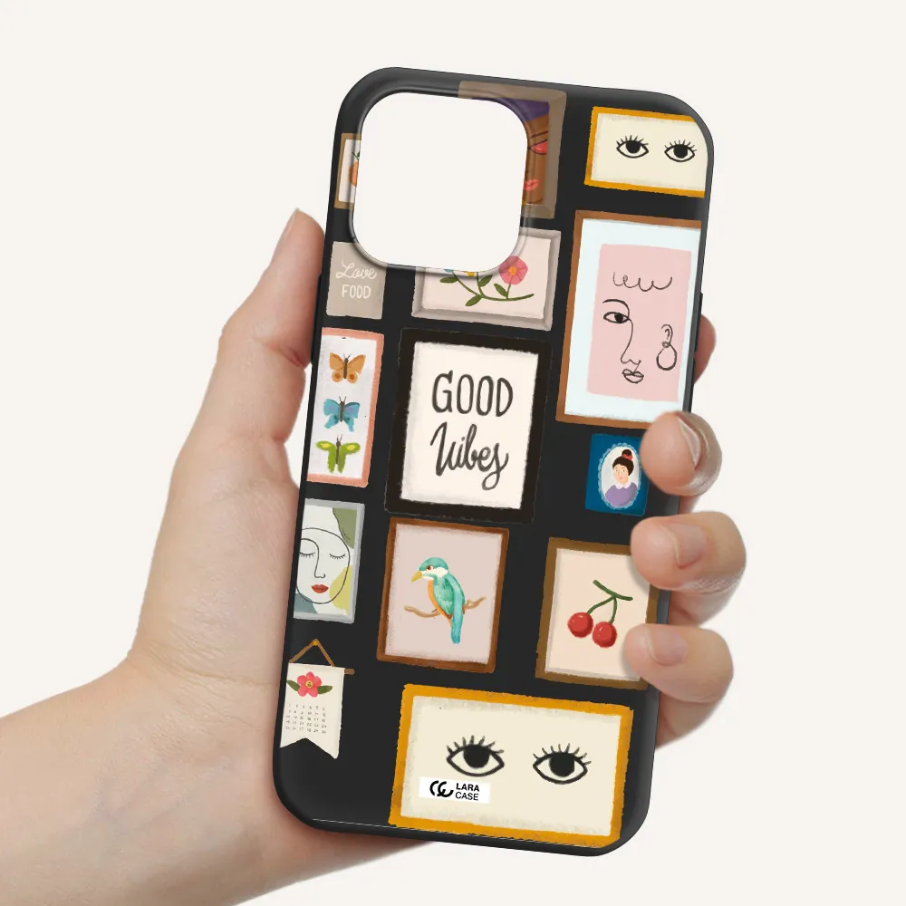 Photo Frames Apple iPhone 13 Pro Max Silicone black Case