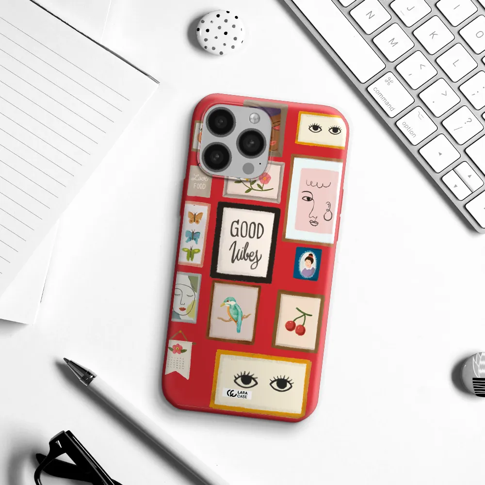 Photo Frames Apple iPhone 13 Pro Max Silicone Imperial Red Case