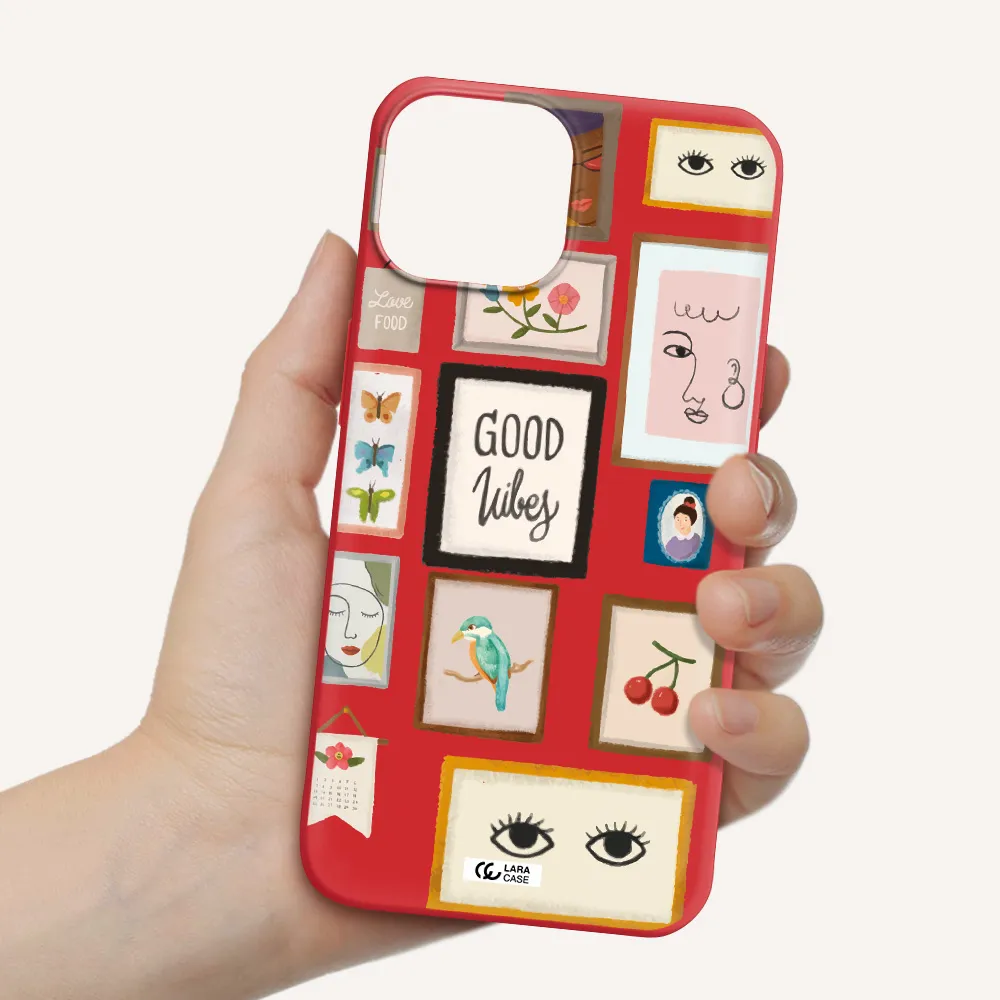 Photo Frames Apple iPhone 13 Silicone Imperial Red Case