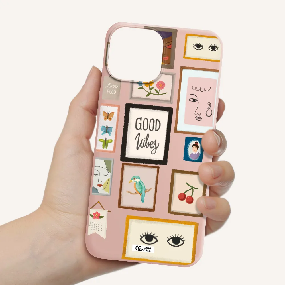 Photo Frames Apple iPhone 13 Silicone pastel pink Case