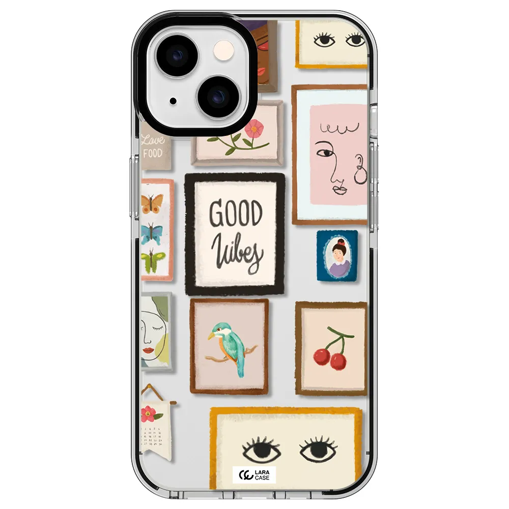 Photo Frames Apple iPhone 14 impact black border Case