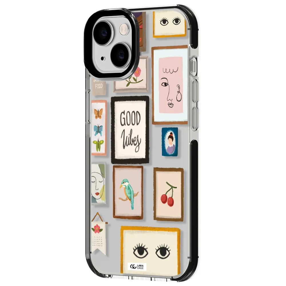 Photo Frames Apple iPhone 14 impact black border Case