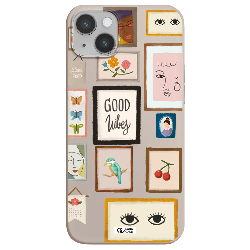 Photo Frames Apple iPhone 14 plus Silicone Stone Case