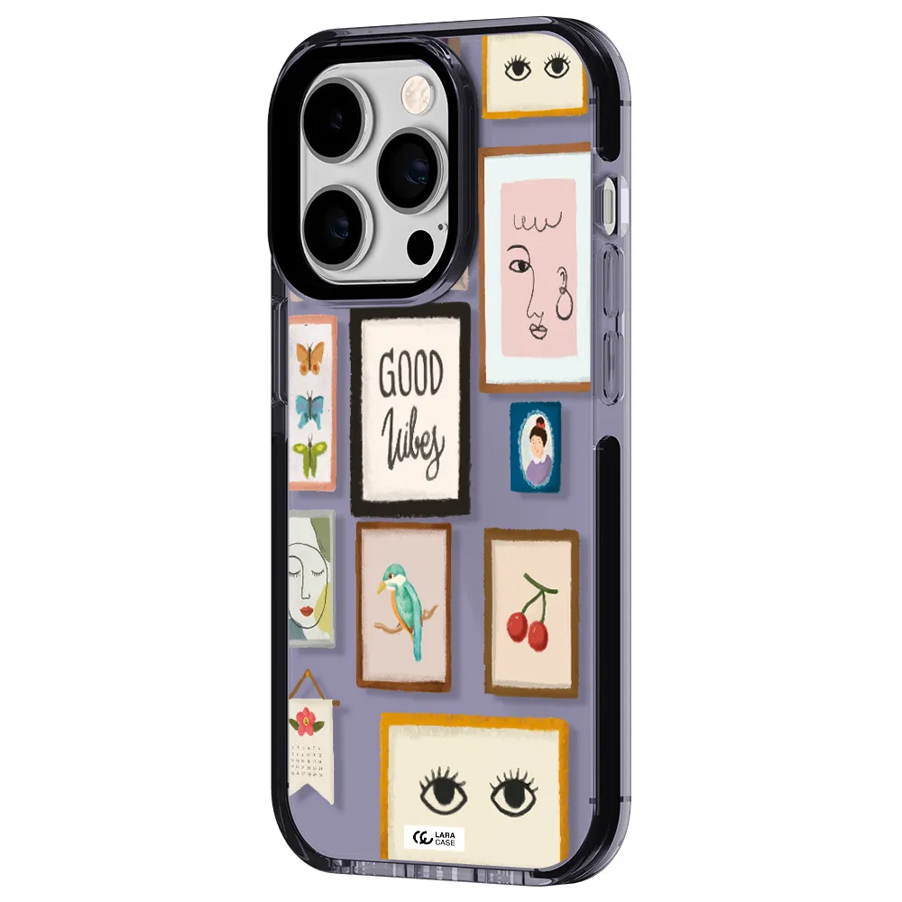 Photo Frames Apple iPhone 14 pro impact Lilac Case