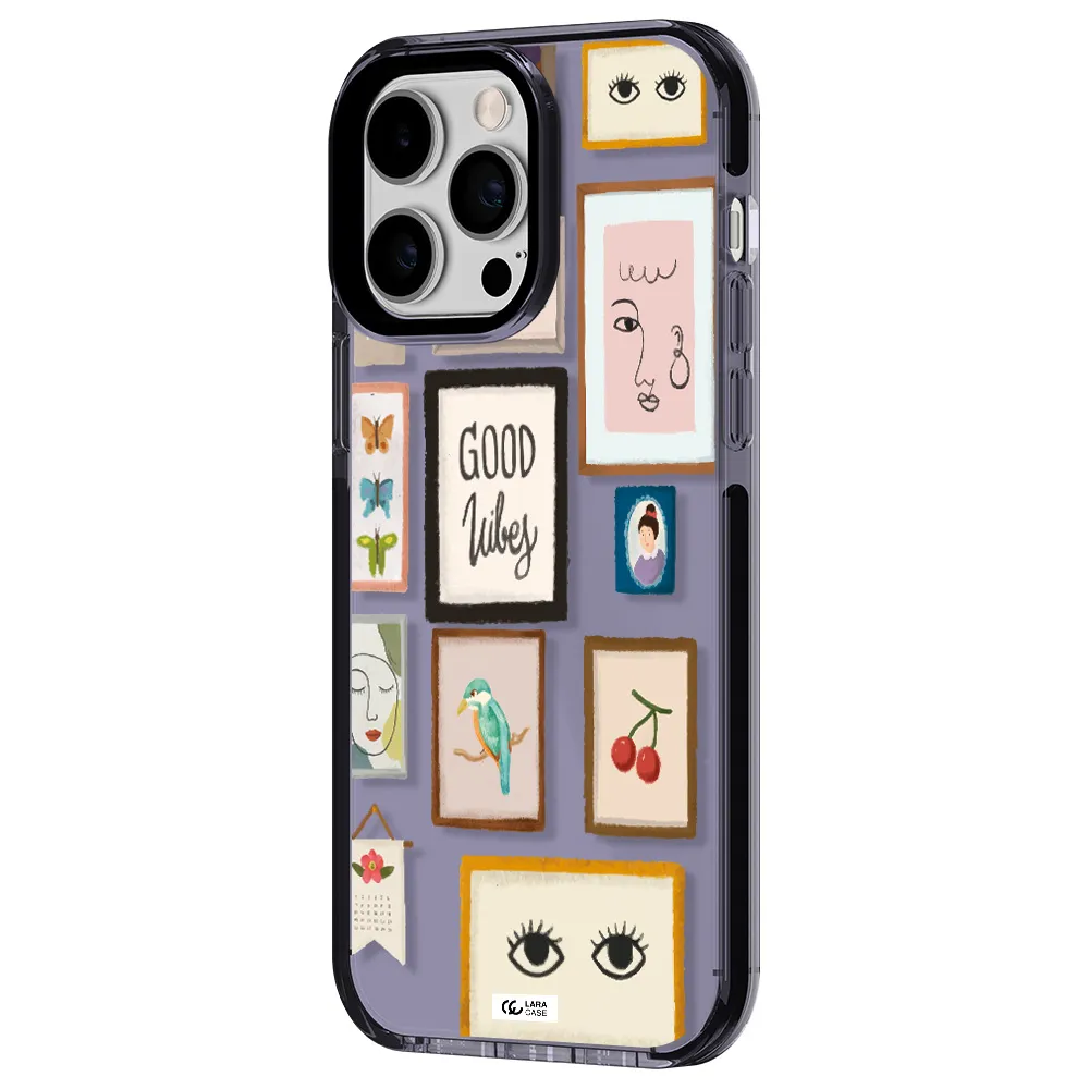 Photo Frames Apple iPhone 15 Pro Max impact Lilac Case