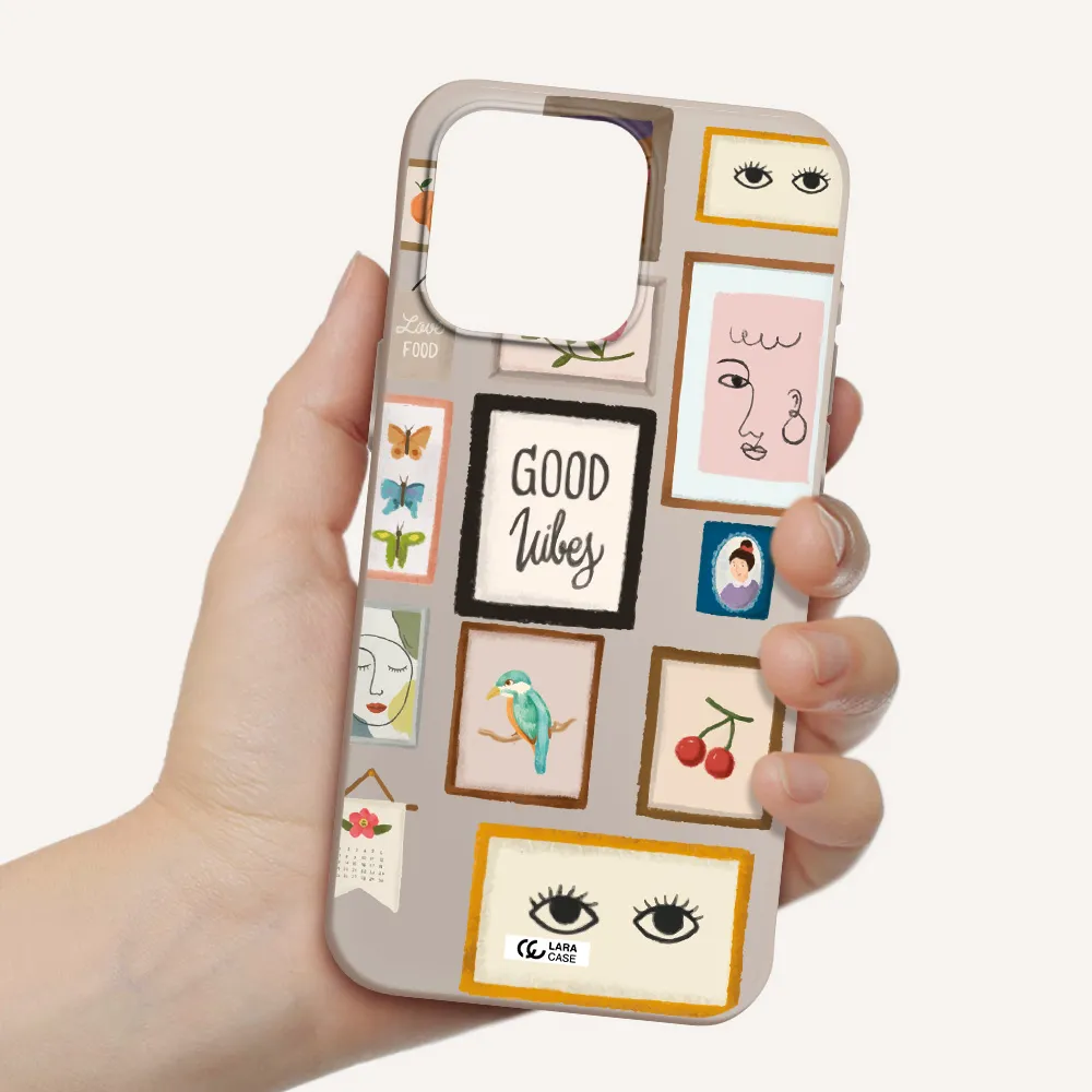 Photo Frames Apple Iphone 15 Pro max Silicone Stone Case