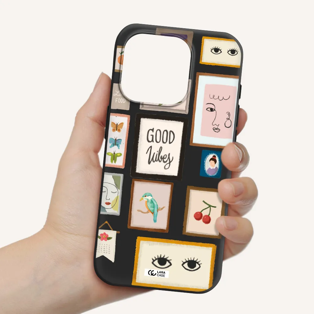 Photo Frames Apple Iphone 15 Pro Silicone Black Case