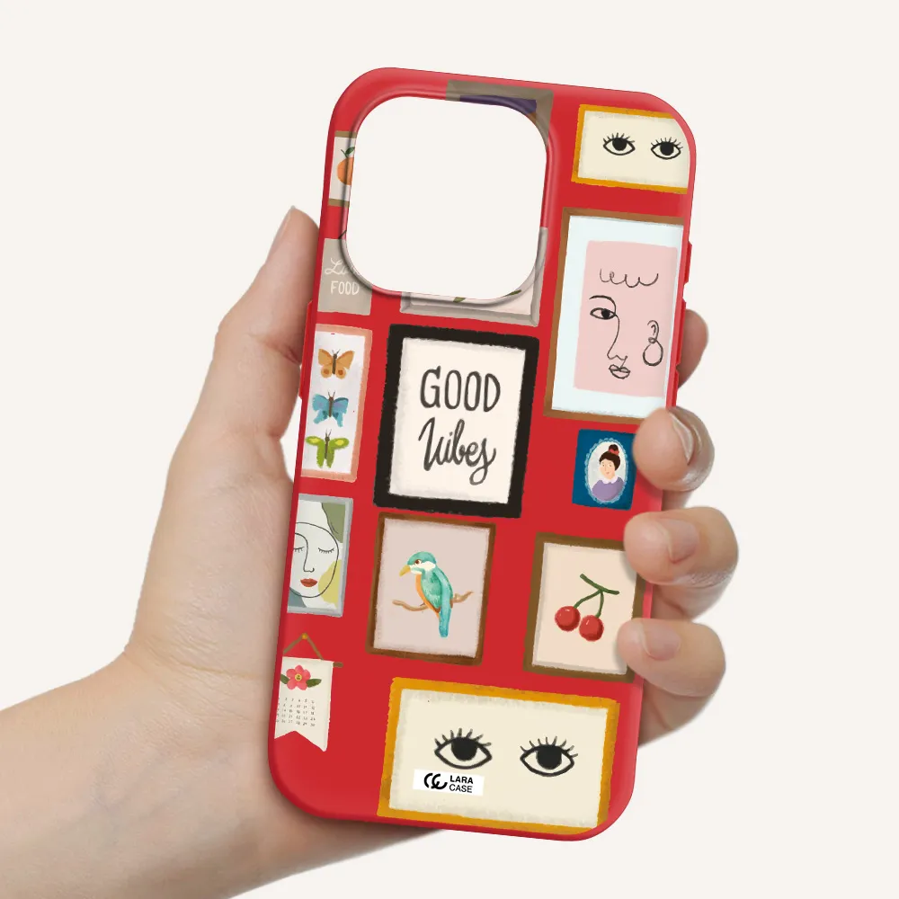 Photo Frames Apple Iphone 15 Pro Silicone Imperial Red Case