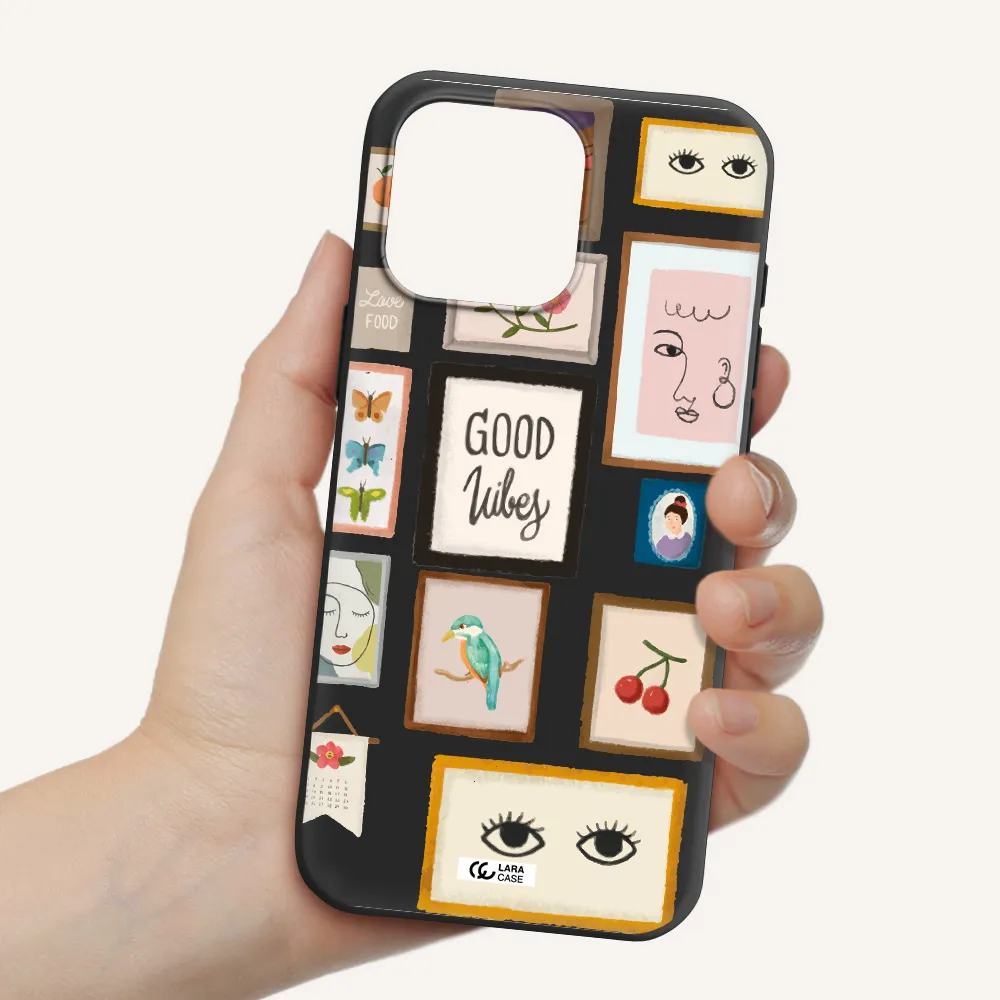 Photo Frames Apple Iphone 16 Pro Max Silicone Black Case