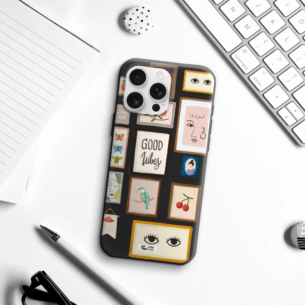 Photo Frames Apple Iphone 16 Pro Max Silicone Black Case