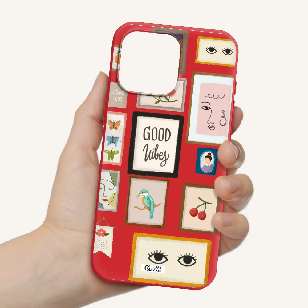 Photo Frames Apple Iphone 16 Pro Max Silicone Imperial Red Case