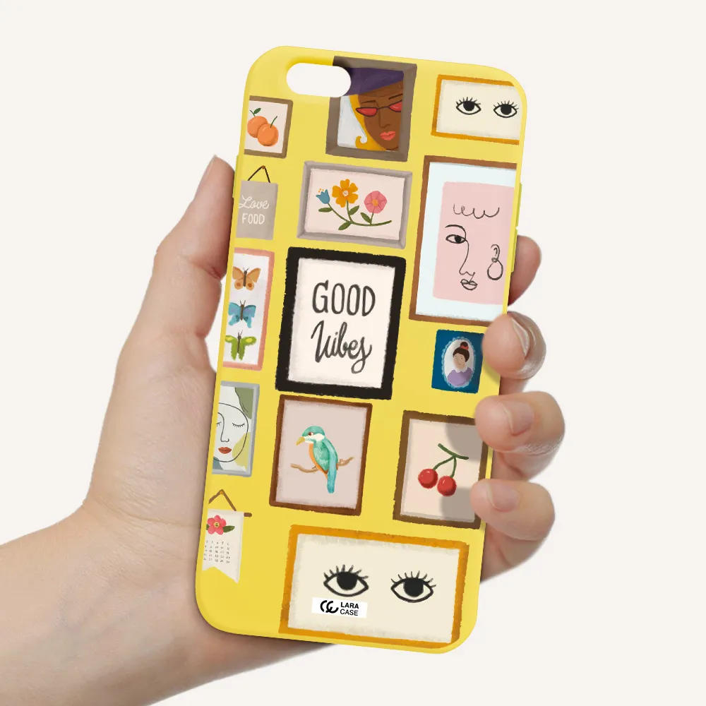 Photo Frames Apple iPhone 6 plus Silicone canary yellow Case