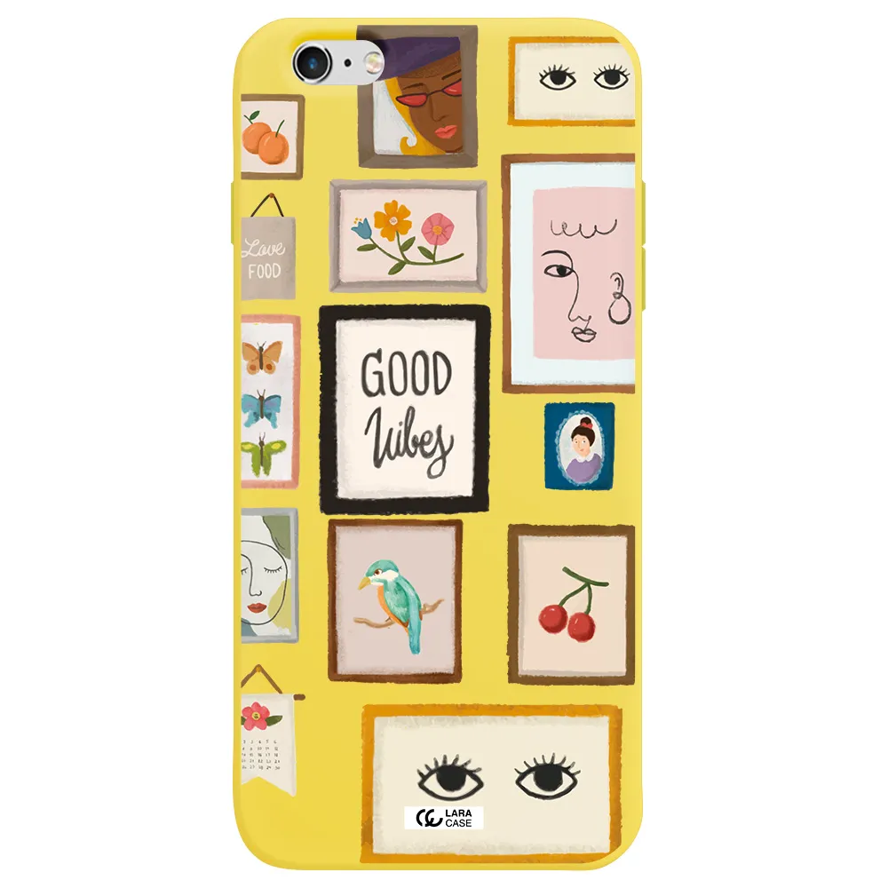 Photo Frames Apple iPhone 6 s plus Silicone canary yellow Case
