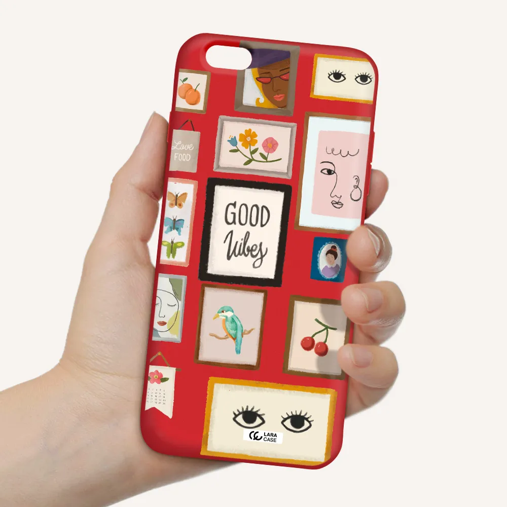 Photo Frames Apple iPhone 6 s plus Silicone Imperial Red Case