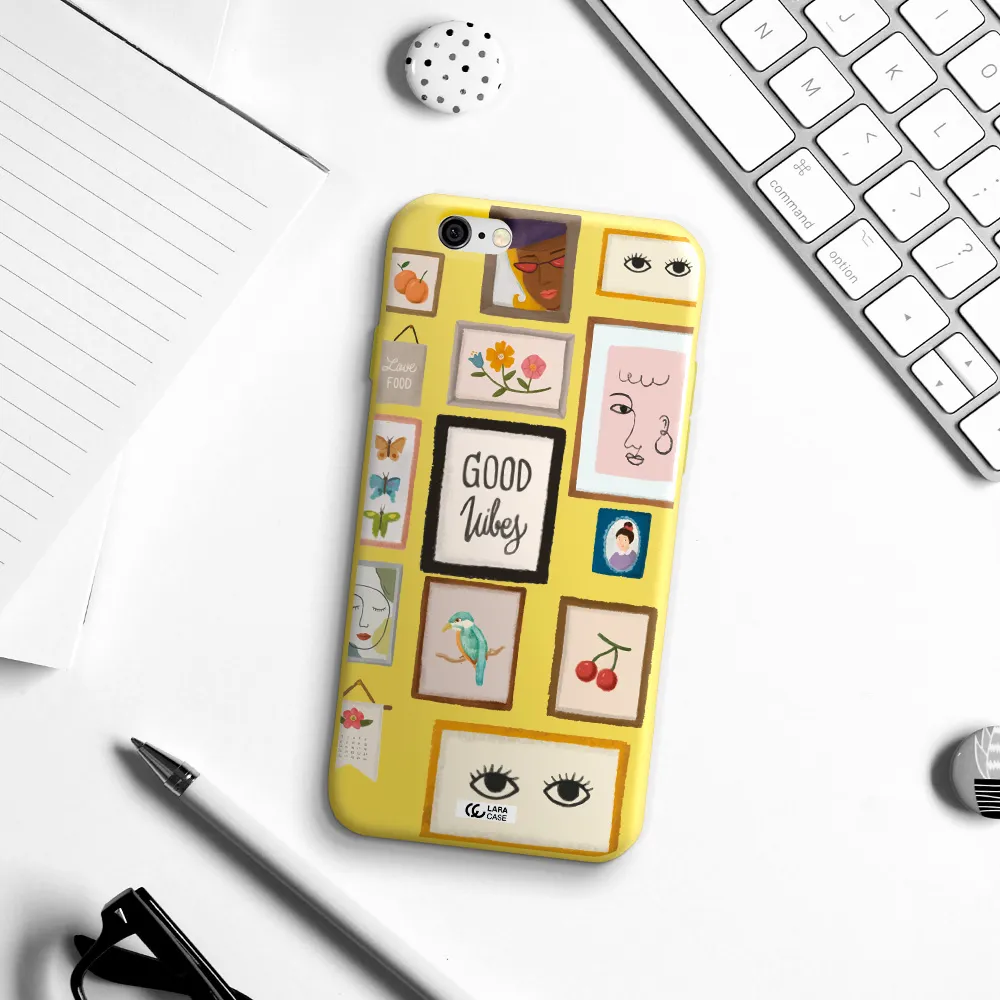 Photo Frames Apple iPhone 6 Silicone canary yellow Case