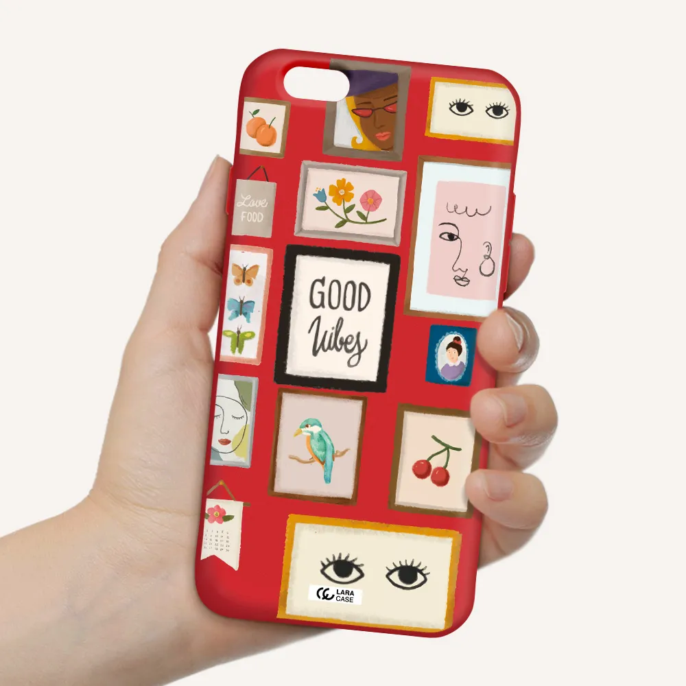 Photo Frames Apple iPhone 6 Silicone Imperial Red Case