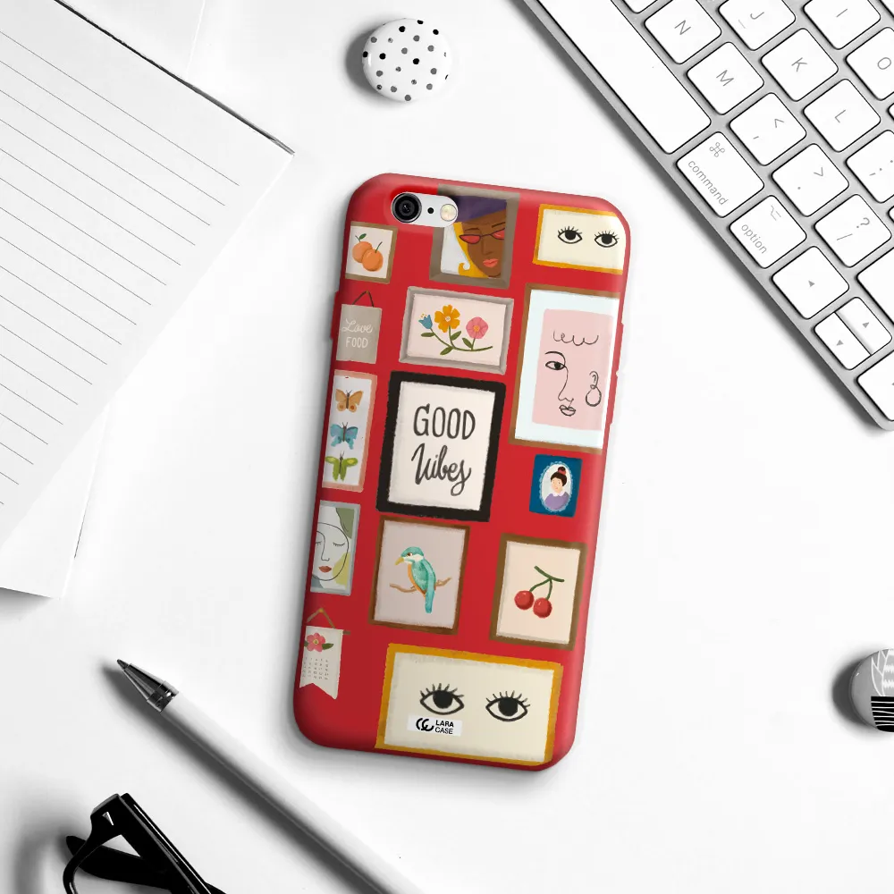 Photo Frames Apple iPhone 6 Silicone Imperial Red Case