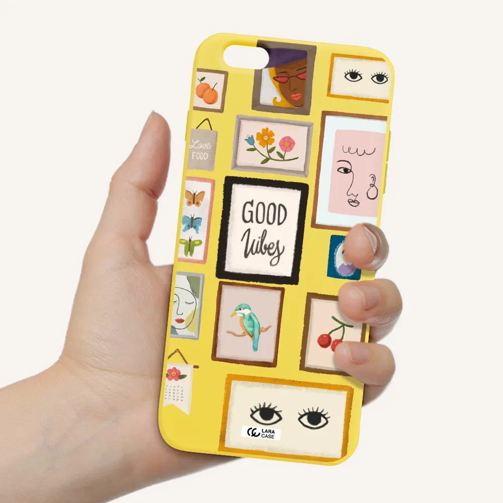 Photo Frames Apple iPhone 6S Silicone canary yellow Case