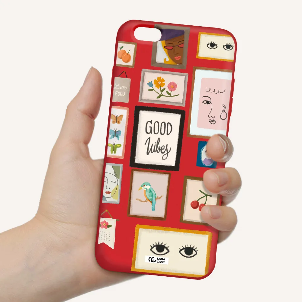 Photo Frames Apple iPhone 6S Silicone Imperial Red Case