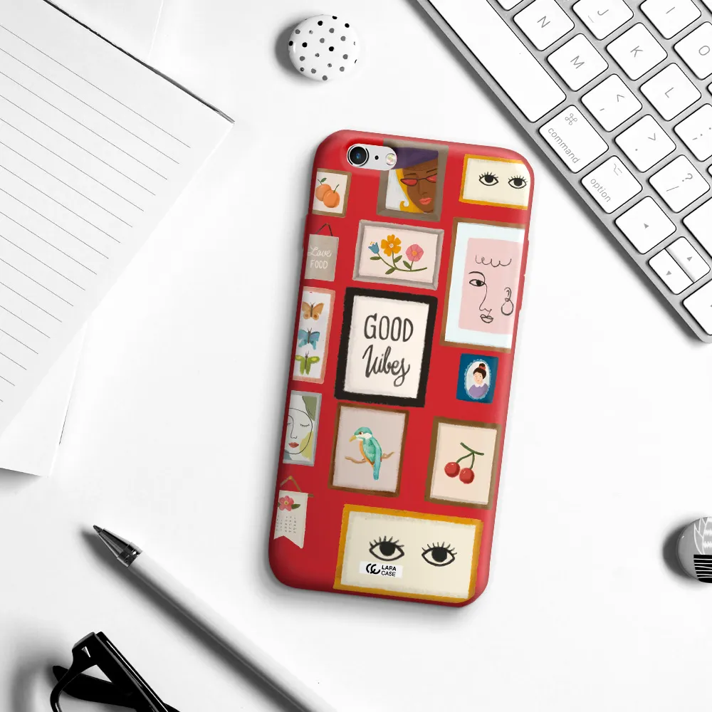 Photo Frames Apple iPhone 6S Silicone Imperial Red Case