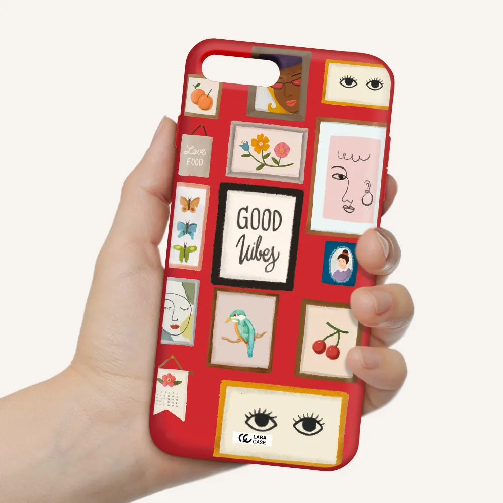 Photo Frames Apple iPhone 7 plus Silicone Imperial Red Case