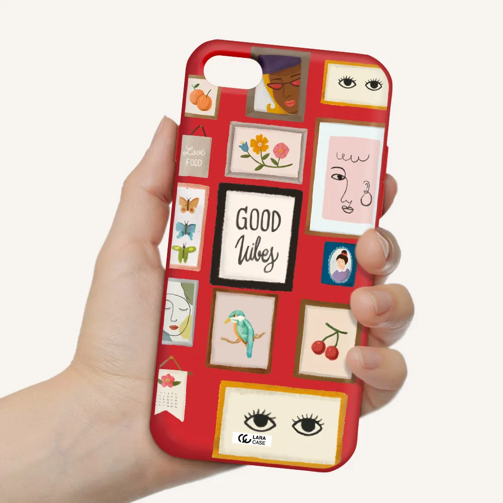 Photo Frames Apple iPhone 7 Silicone Imperial Red Case