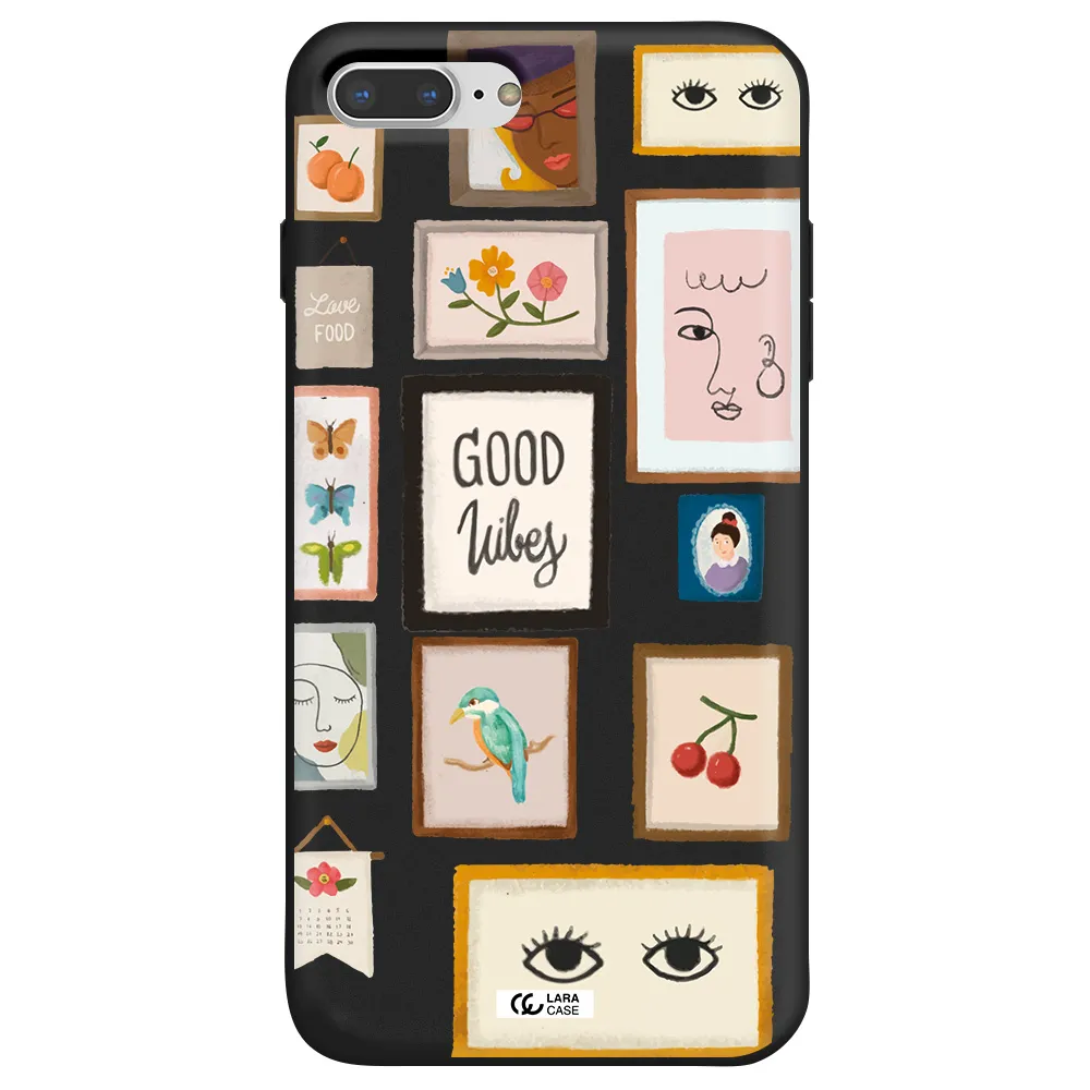 Photo Frames Apple iPhone 8 plus Silicone black Case