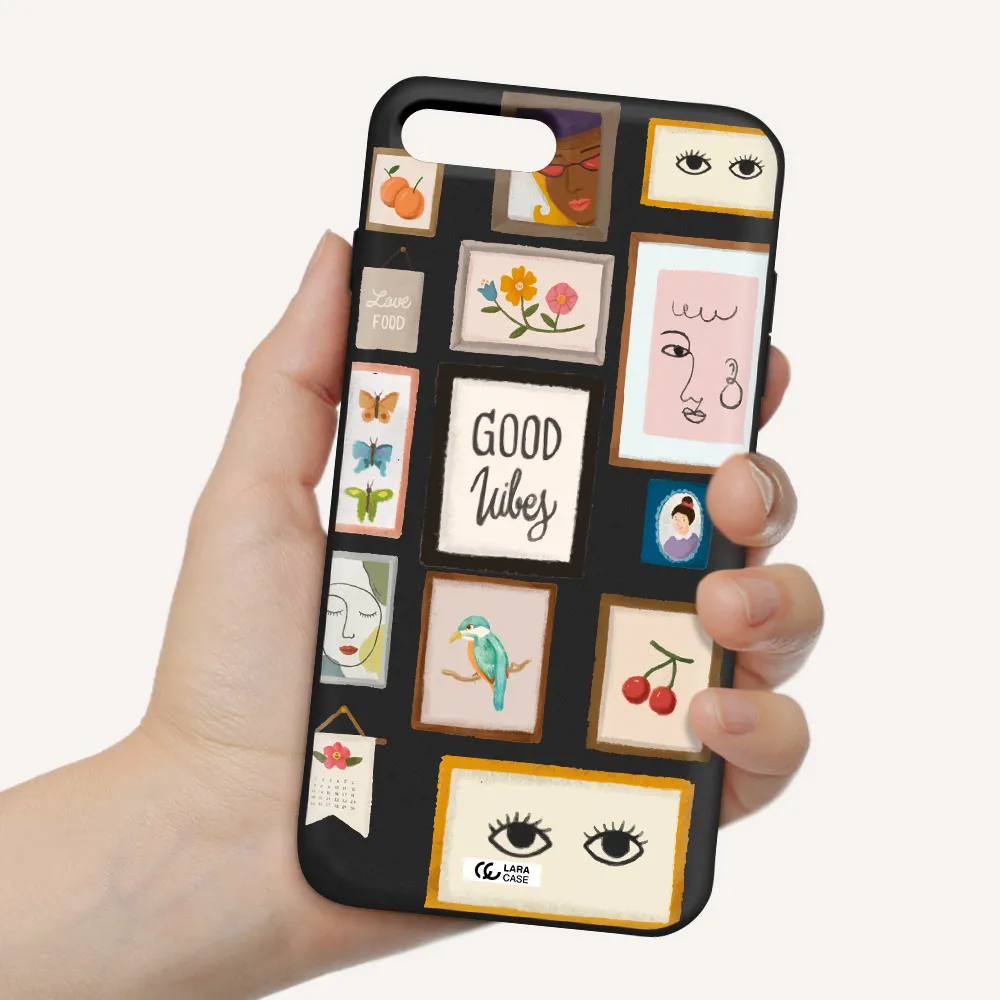 Photo Frames Apple iPhone 8 plus Silicone black Case