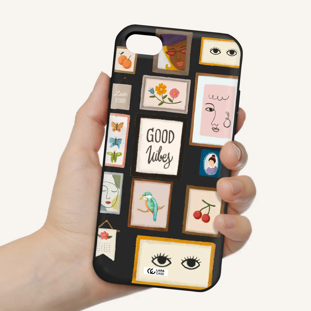 Photo Frames Apple iPhone 8 Silicone black Case