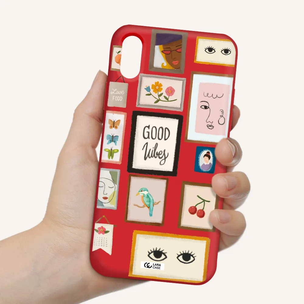 Photo Frames Apple iPhone X Silicone Imperial Red Case