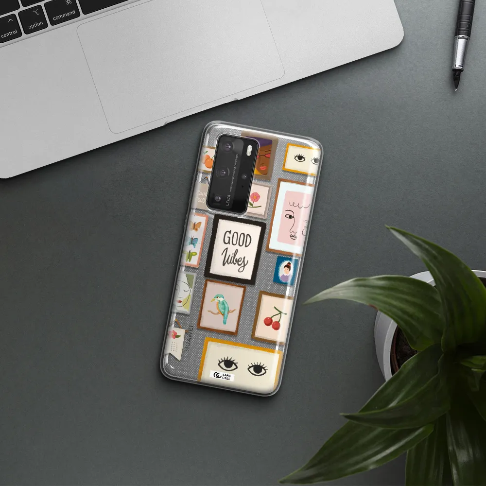 Photo Frames Huawei P40 Pro Clear TPU Case