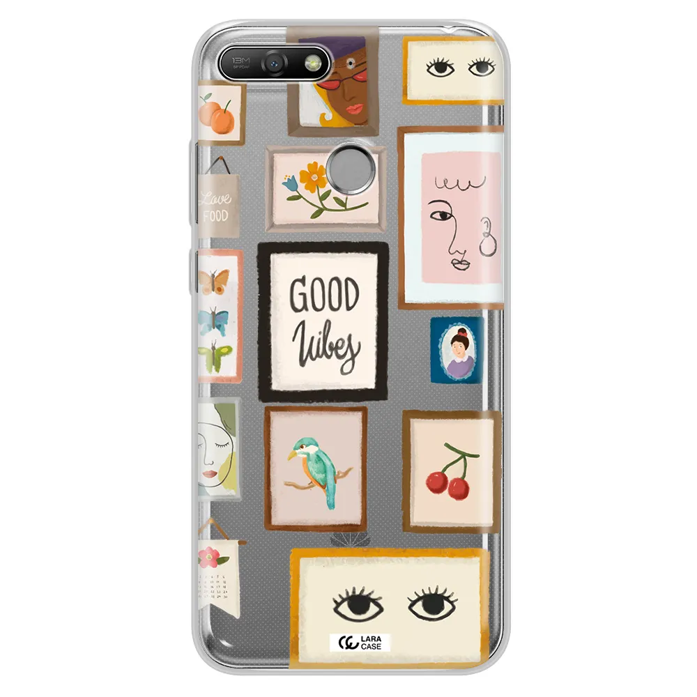 Photo Frames Huawei Y6 Prime 2018 Clear TPU Case