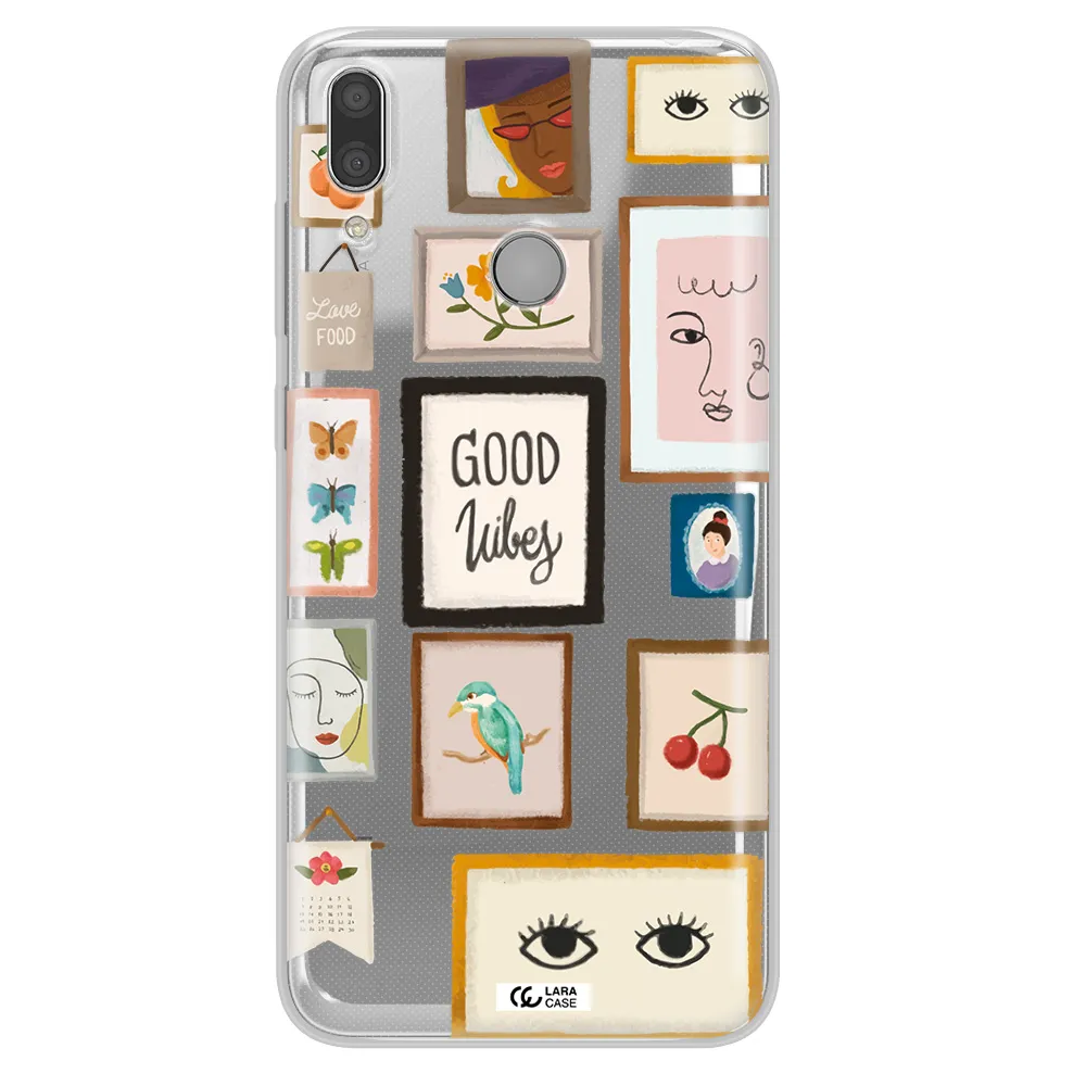 Photo Frames Huawei Y9 2019 Clear TPU Case