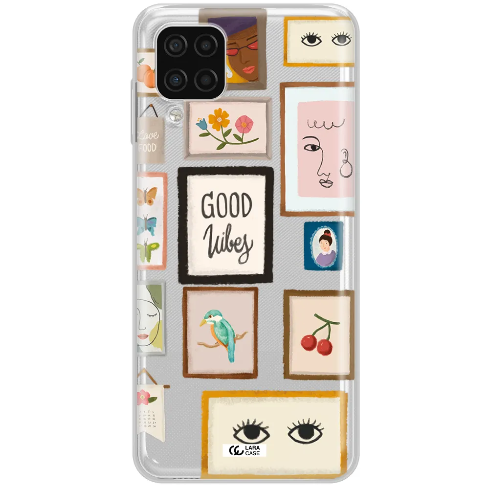 Photo Frames Samsung A12 4g Clear TPU Case