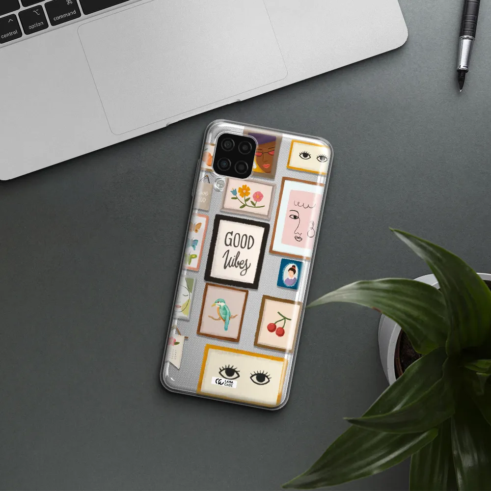 Photo Frames Samsung A12 4g Clear TPU Case