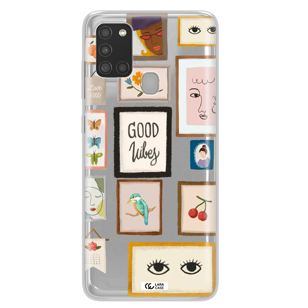 Photo Frames Samsung A21S Clear TPU Case