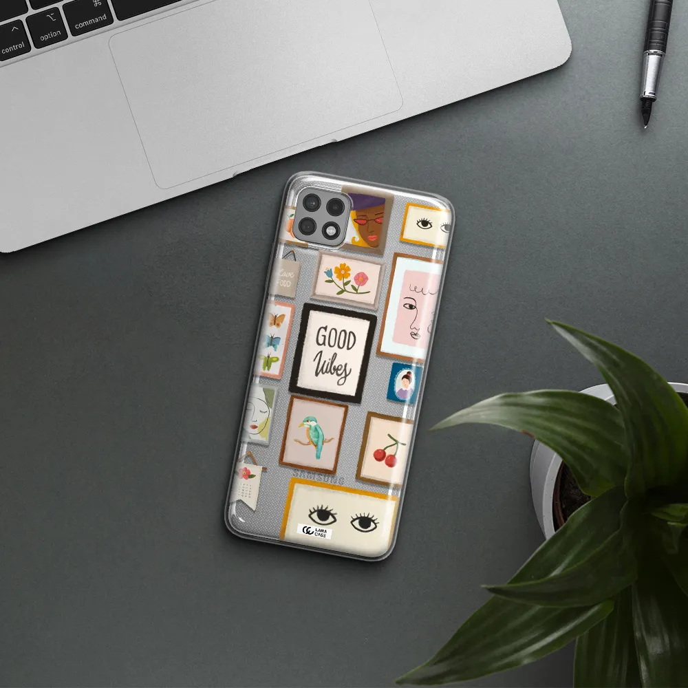 Photo Frames Samsung A22 5g Clear TPU Case