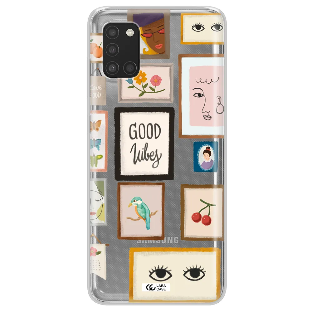 Photo Frames Samsung A31 Clear TPU Case