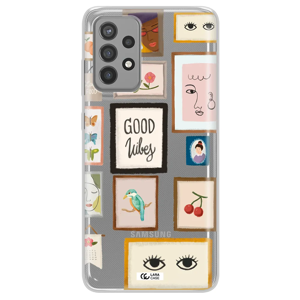 Photo Frames Samsung A72 Clear TPU Case