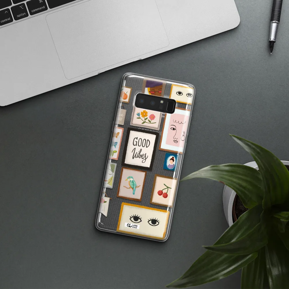 Photo Frames Samsung Note 8 Clear TPU Case