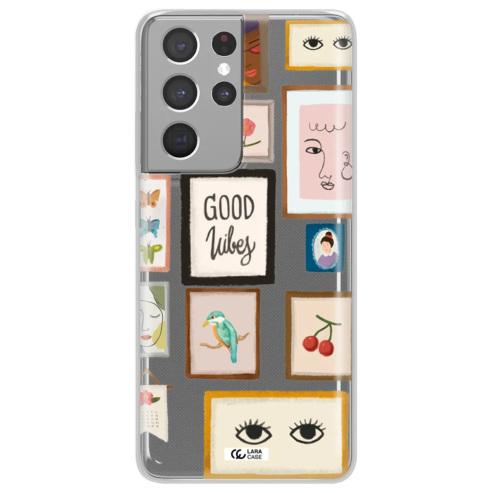 Photo Frames Samsung S21 Ultra Clear TPU Case