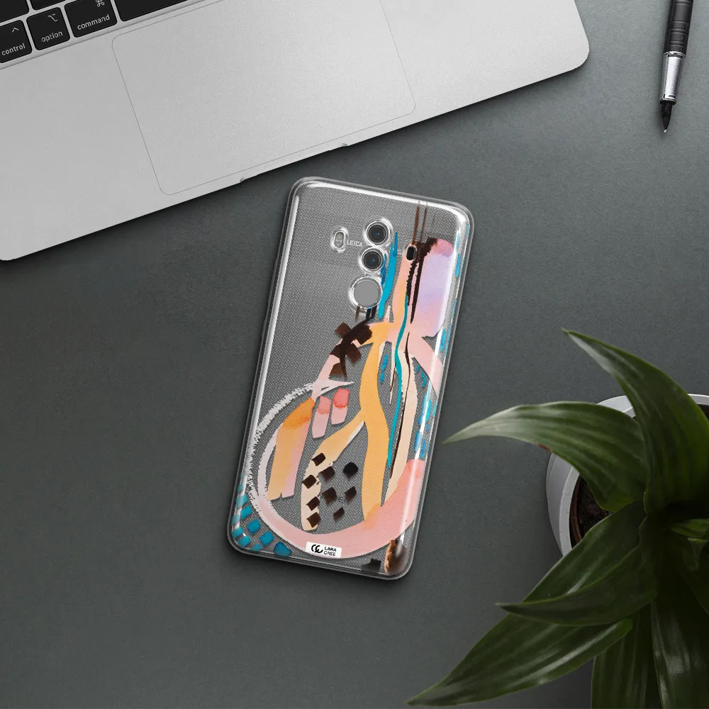 Watercolor Brush Paint Huawei Mate 10 Pro Clear TPU Case