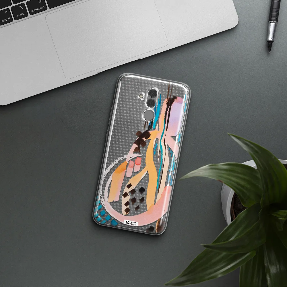Watercolor Brush Paint Huawei Mate 20 Lite Clear TPU Case