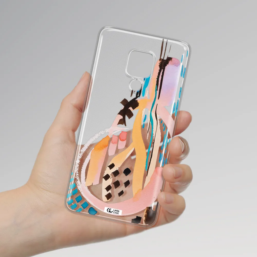 Watercolor Brush Paint Huawei Mate 20X Clear TPU Case