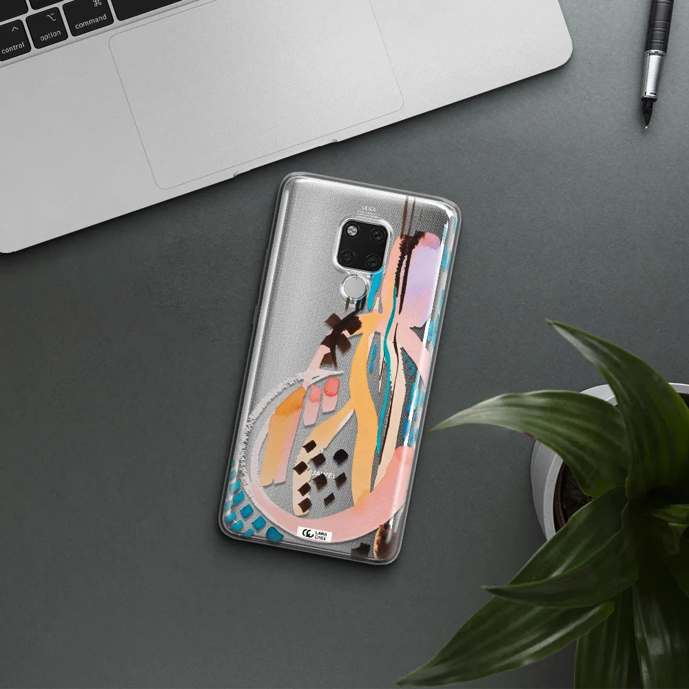 Watercolor Brush Paint Huawei Mate 20X Clear TPU Case