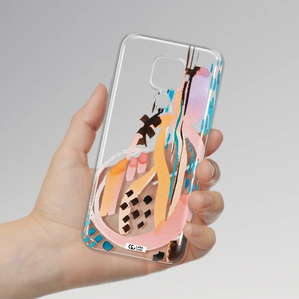 Watercolor Brush Paint Huawei Mate 30 Lite Clear TPU Case