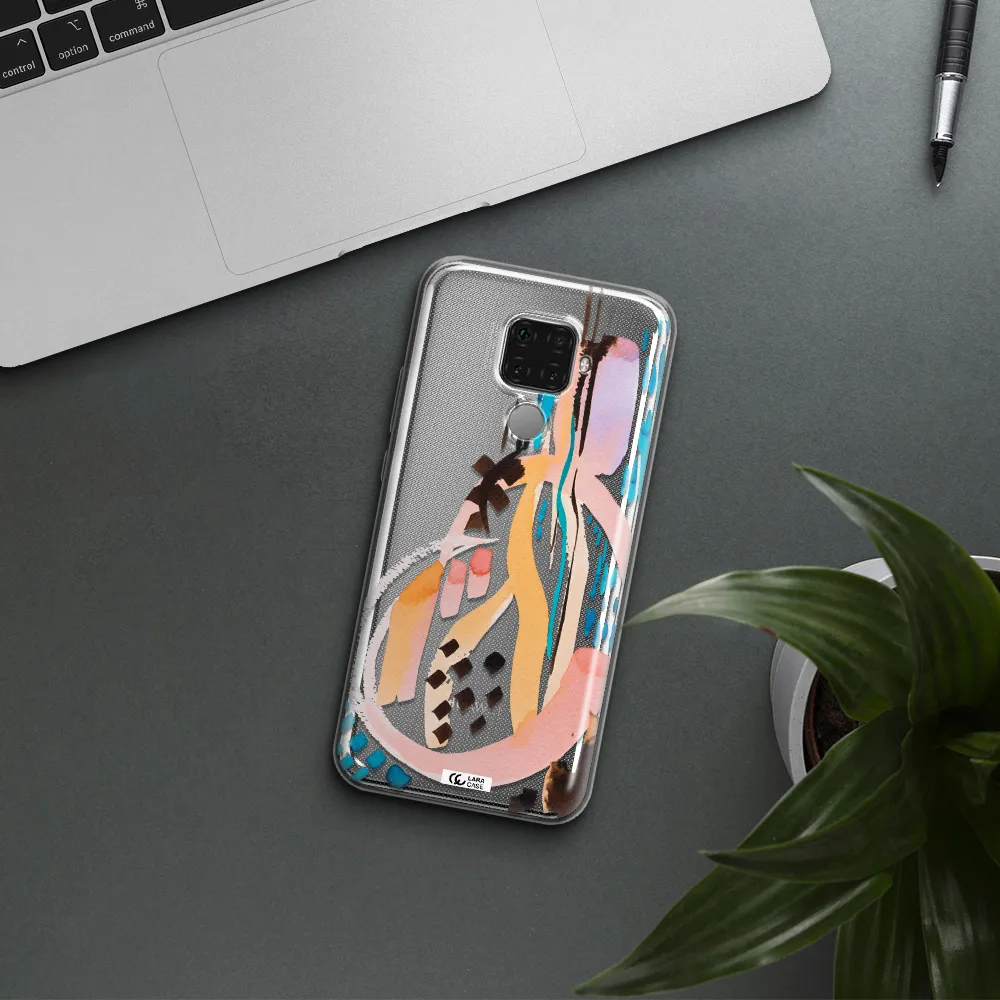 Watercolor Brush Paint Huawei Mate 30 Lite Clear TPU Case