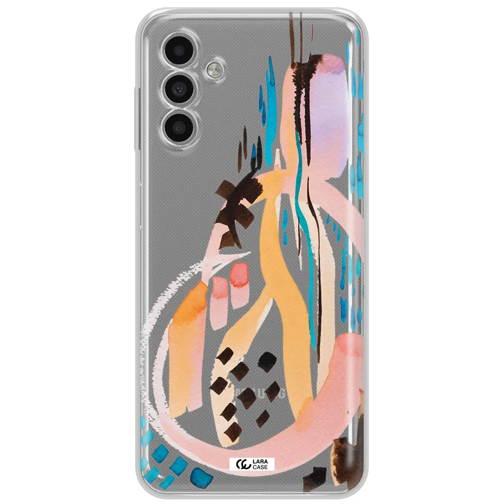 Watercolor Brush Paint Samsung A13 5G Clear Tpu Case