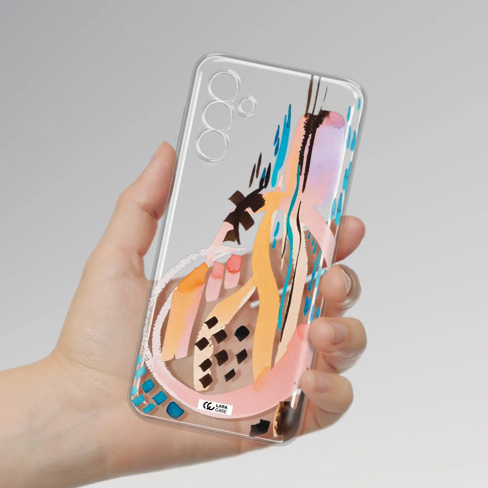 Watercolor Brush Paint Samsung A13 5G Clear Tpu Case