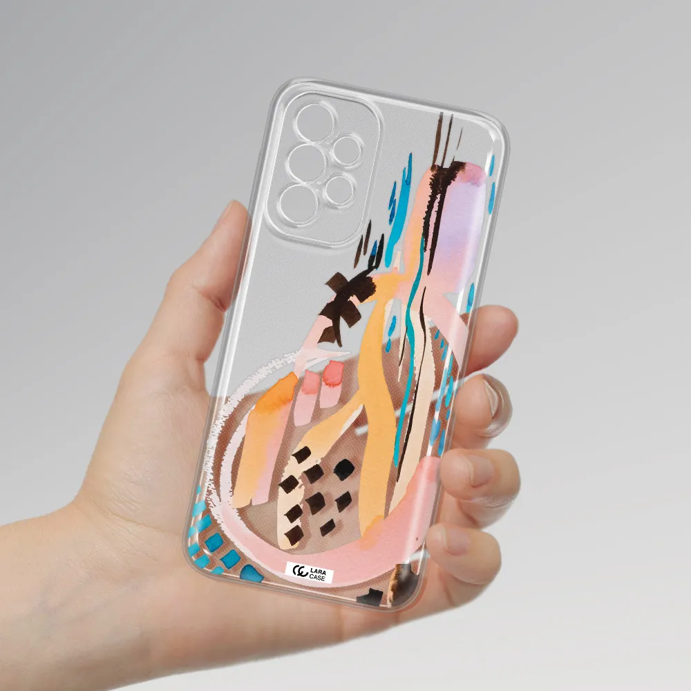 Watercolor Brush Paint Samsung A23 5G Clear Tpu Case
